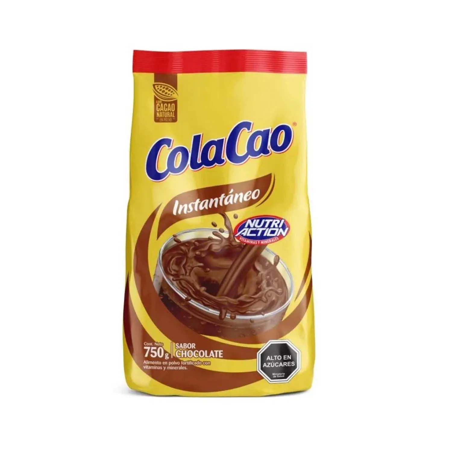 Saborizante Cola Cao en Polvo Fortificado Sabor Chocolate, 750gr.