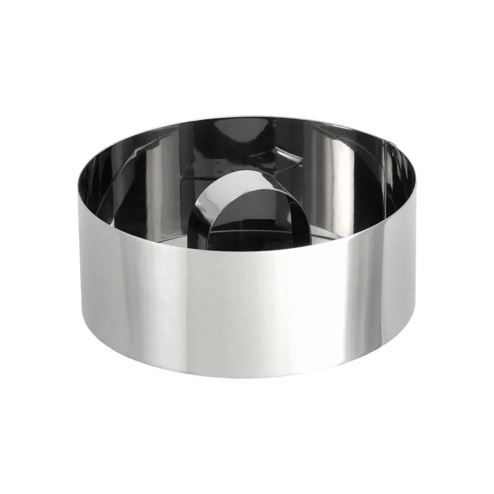 Molde Timbal Acero Inoxidable 10x4,5 cm