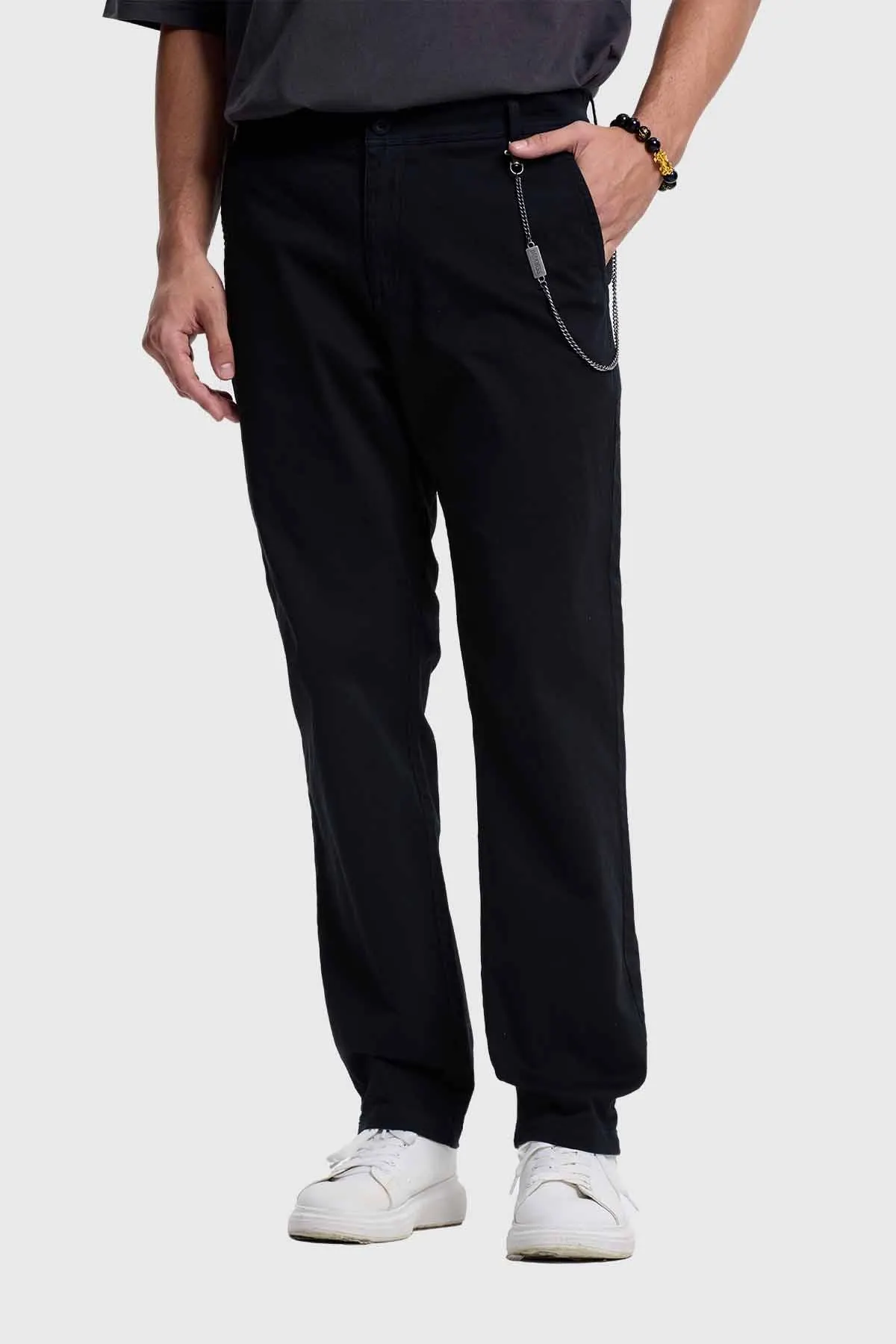PantalÓn hombre slim night negro