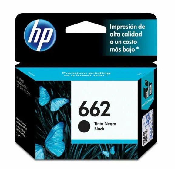 Cartucho de Tinta HP 662 Negro Original