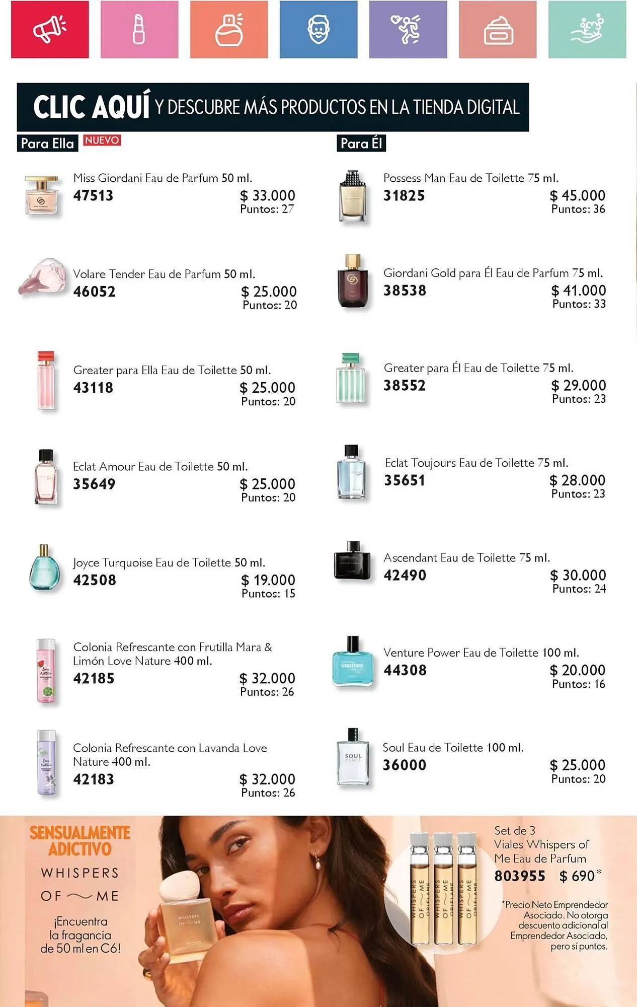 Catálogo de Catálogo Oriflame 22 de marzo al 22 de marzo 2025 - Página 88