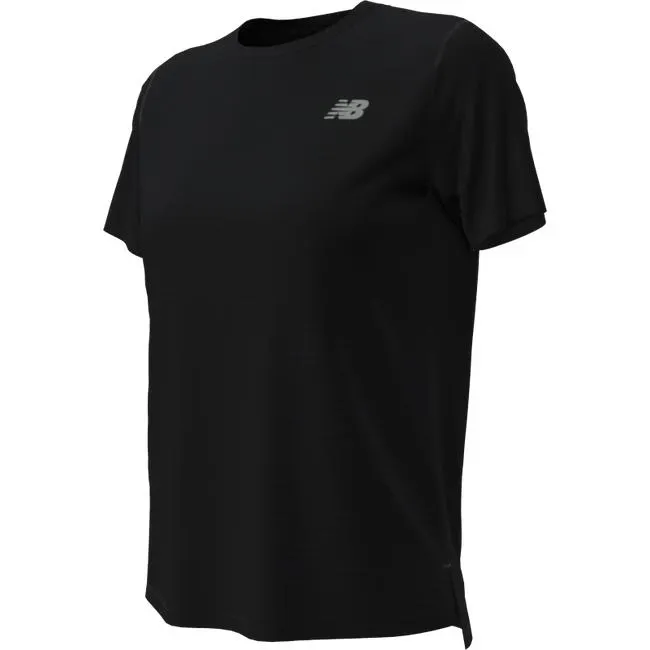 Polera Running Mujer New Balance Sport Essentials T-Shirt Negra