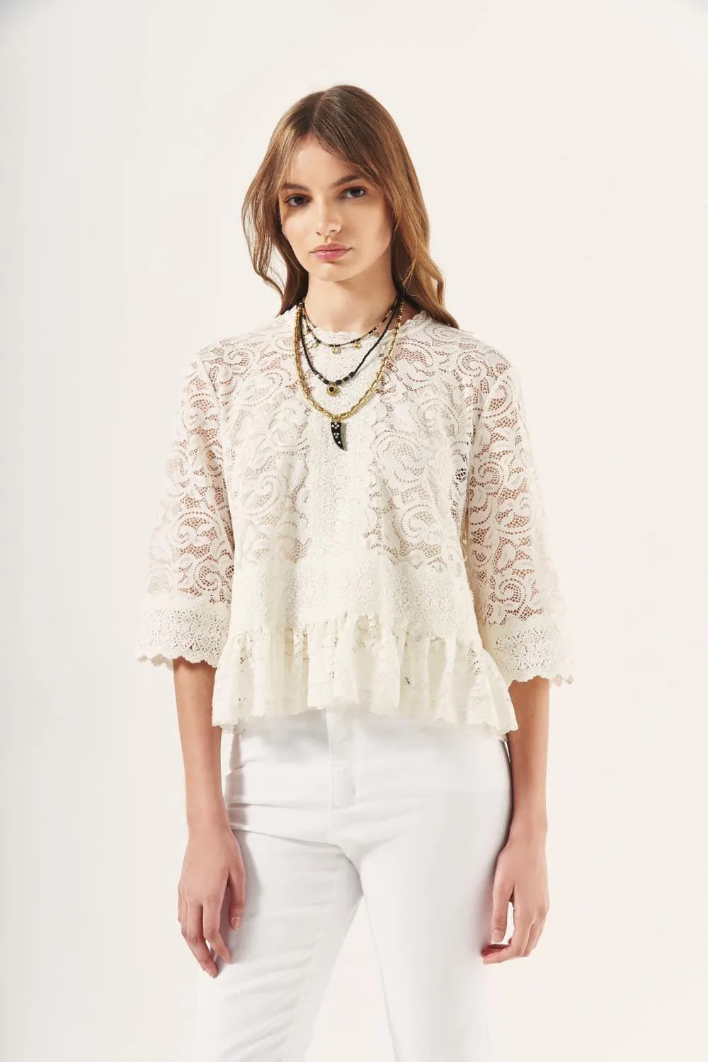 camisa jamie lace