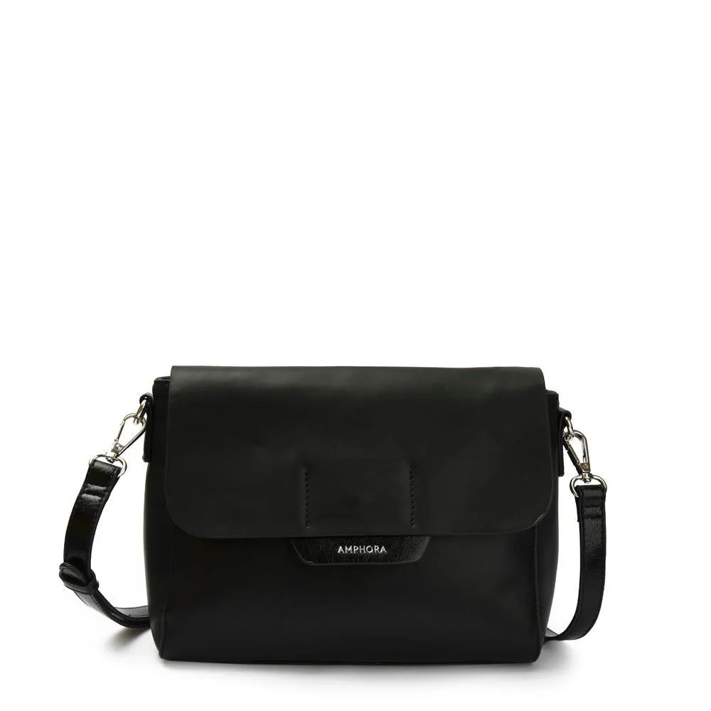 Nebet bandolera con tapa negro