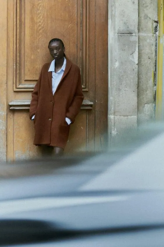 ABRIGO PUNTO MANGA VUELTA