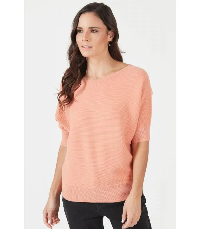 Sweater con nylon coral