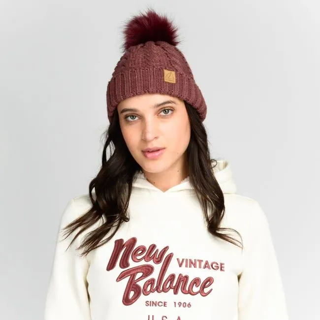 Gorro Outdoor Mujer New Balance Rojo