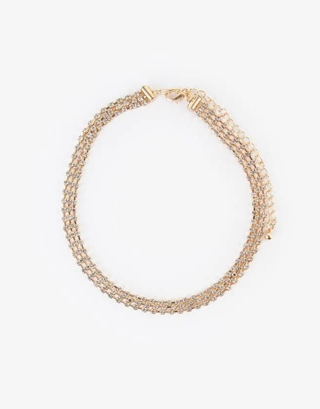Choker con strass
