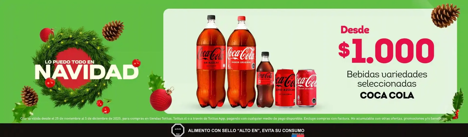 Catálogo de Catálogo Tottus 25 de noviembre al 5 de diciembre 2025 - Página 1
