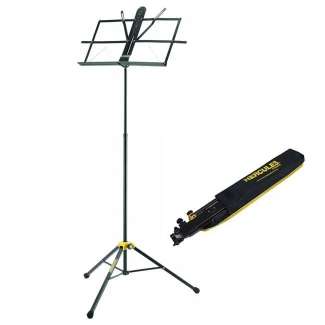Atril de partitura Hercules BS050B con funda