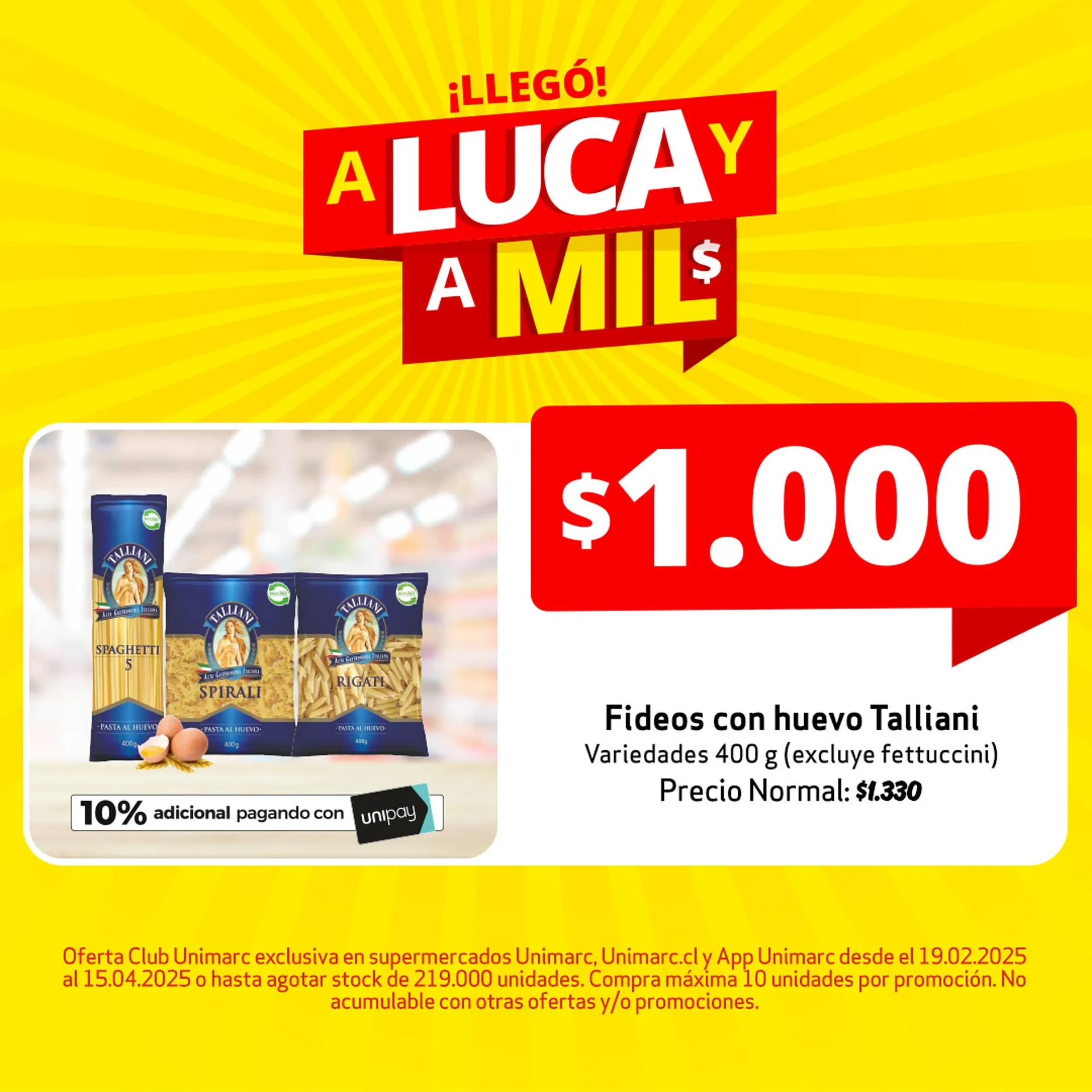 Catálogo de Catálogo Unimarc 20 de febrero al 15 de abril 2025 - Página 1