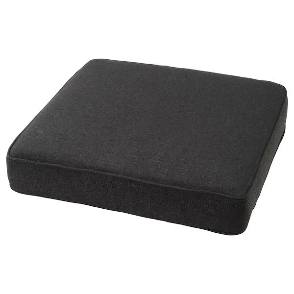 Funda cojín asiento de exterior, exterior gris oscuro,