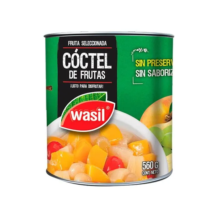 Cocktail Frutas Wasil 560 Grs