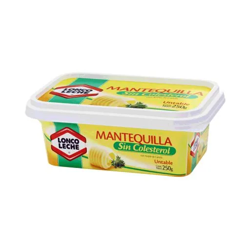Mantequilla Untable Con Aceite De Canola Lonco Leche 250 Gr