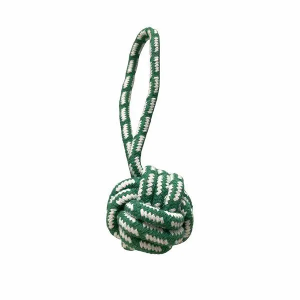 Juguete Cuerda y Pelota interactiva Verde