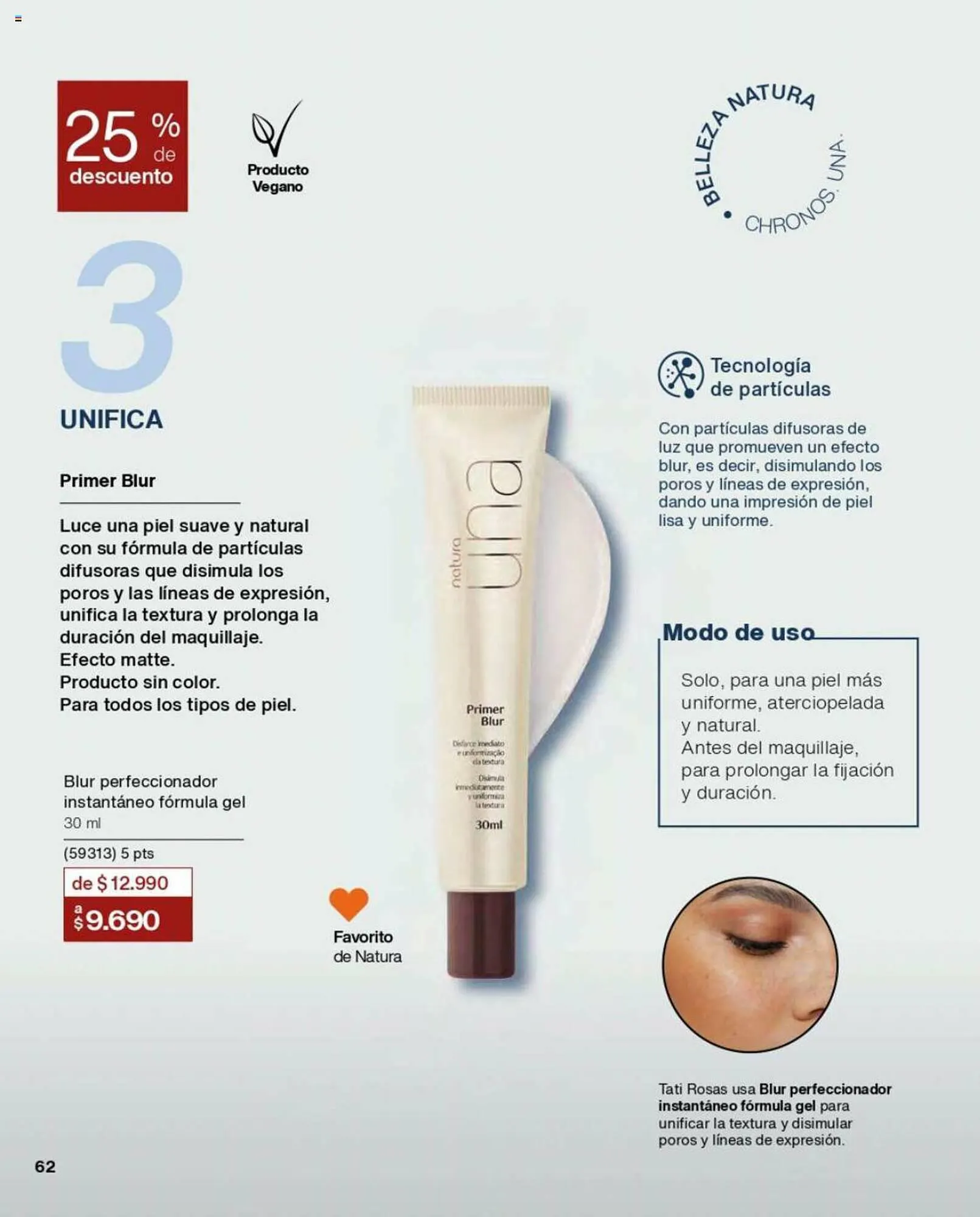 Catálogo de Catálogo Natura 1 de septiembre al 30 de septiembre 2023 - Página 62