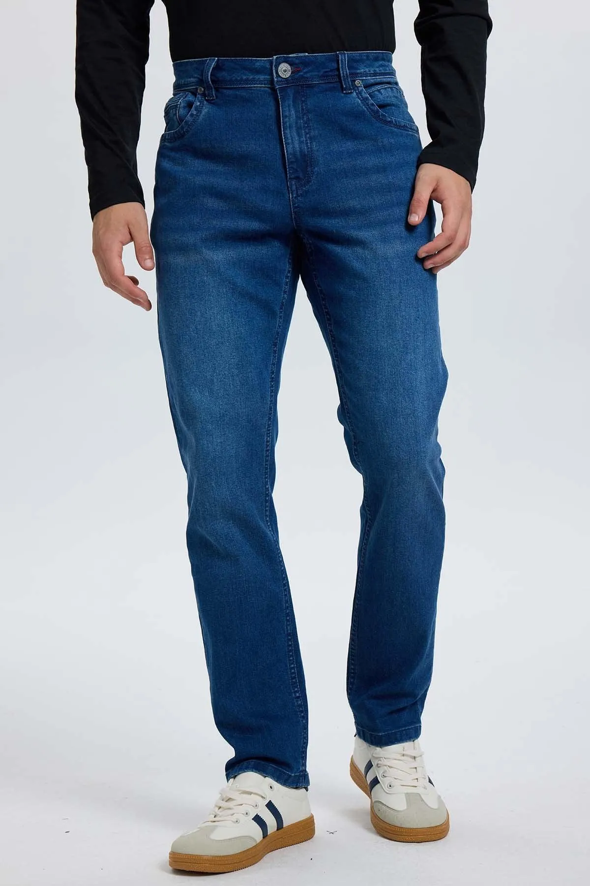 Jeans Hombre 701 Slim Azul