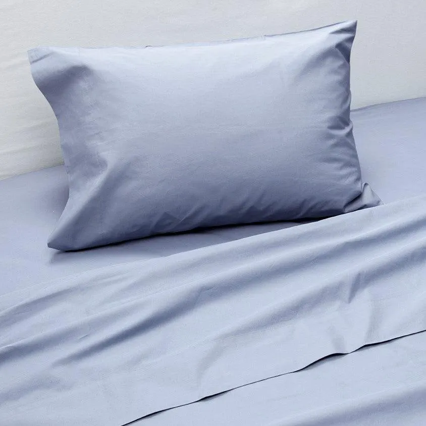 Sábana 400 Hilos Percale 1.5 Plazas Azul
