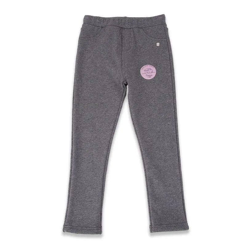 Calza Niña Gris claro