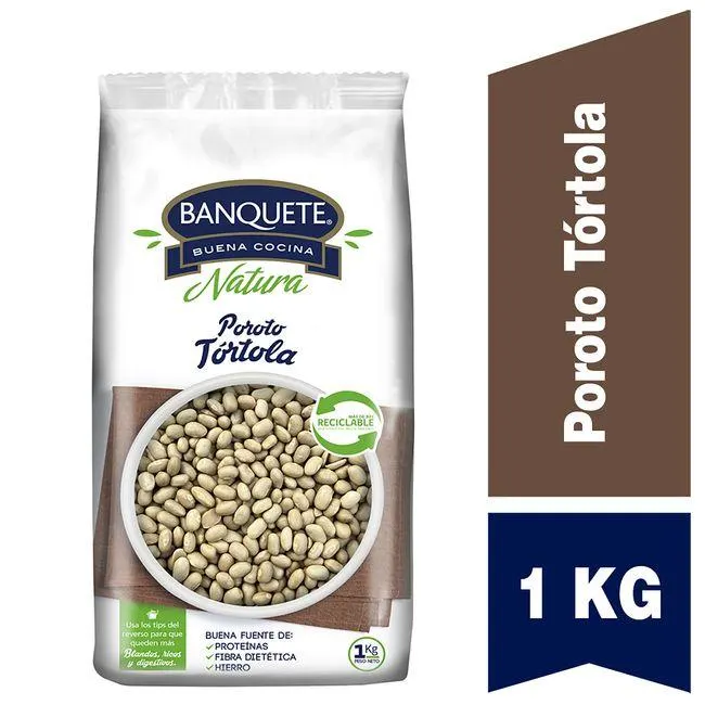 Porotos Tórtola Banquete 1 kg