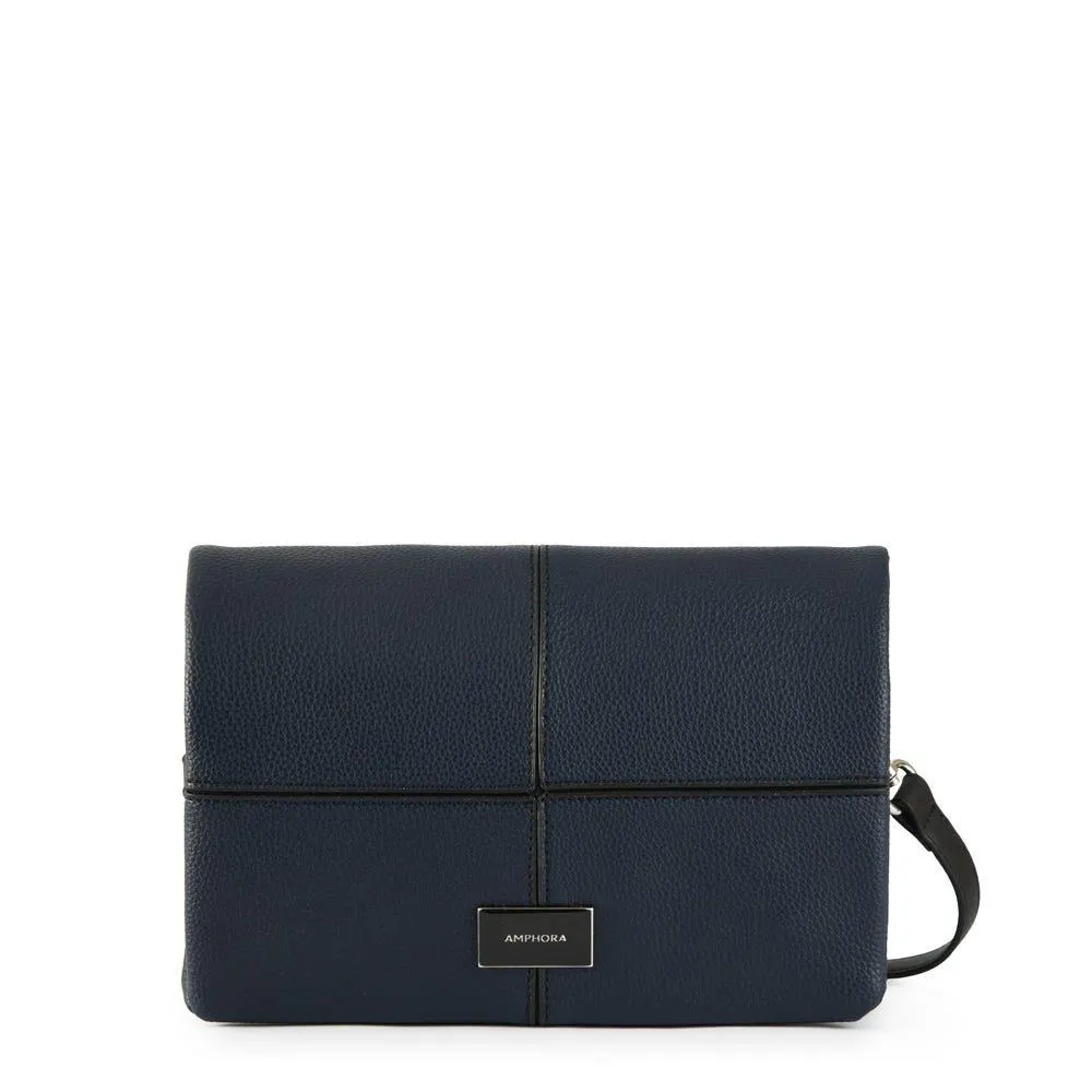 Cartera bandolera pequeña dupont azul oscuro