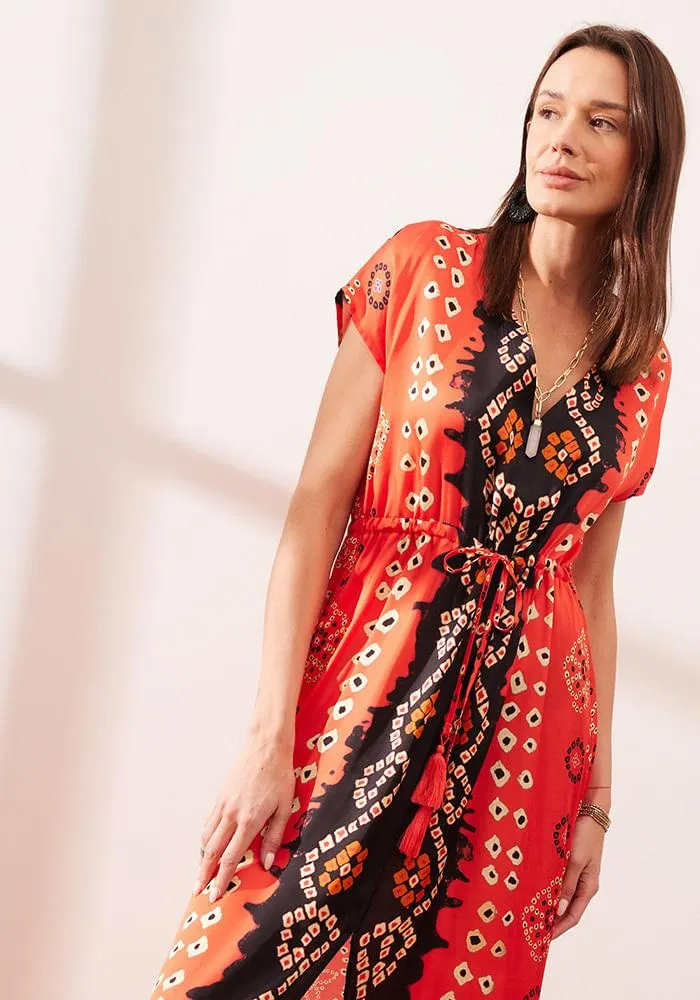 Vestido ESTAMPADO SHIBORI