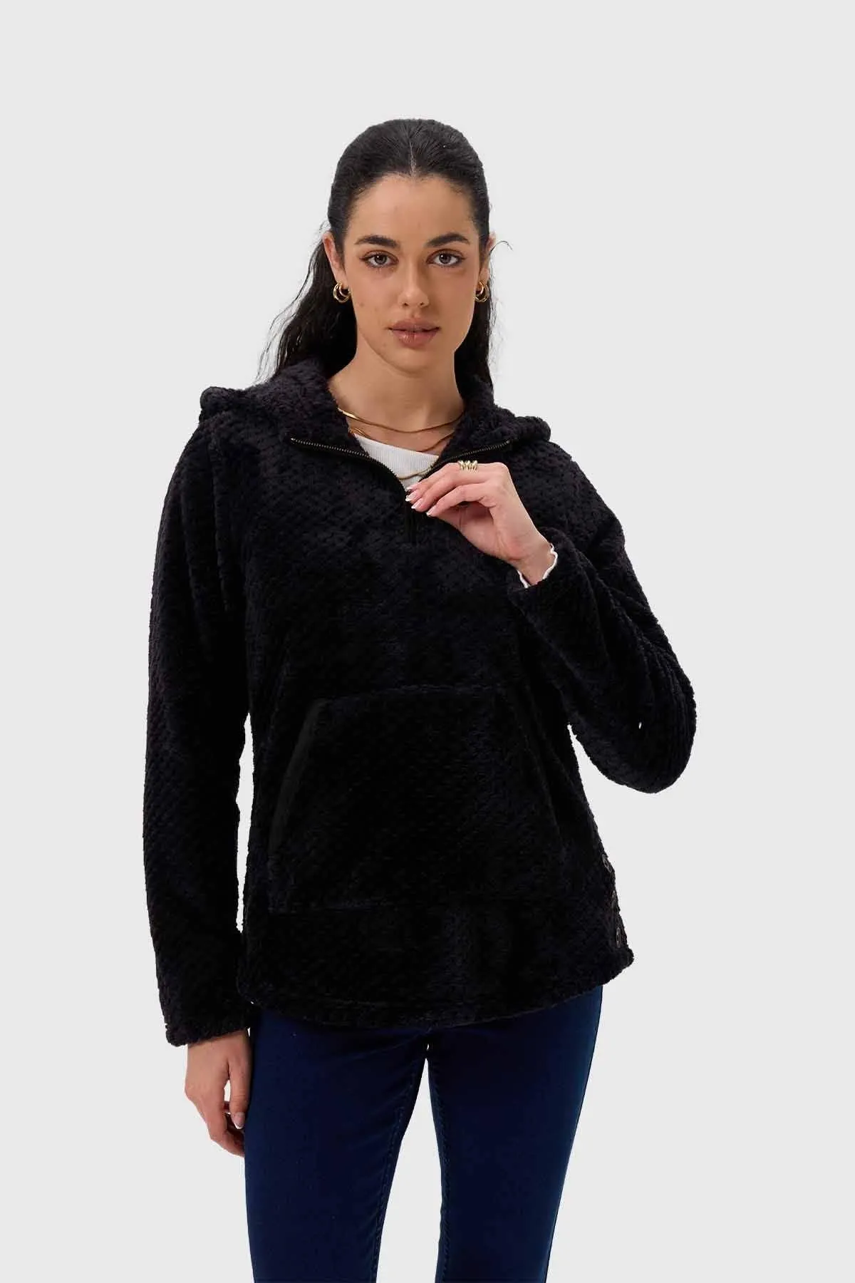 Polar Mujer Básico Negro