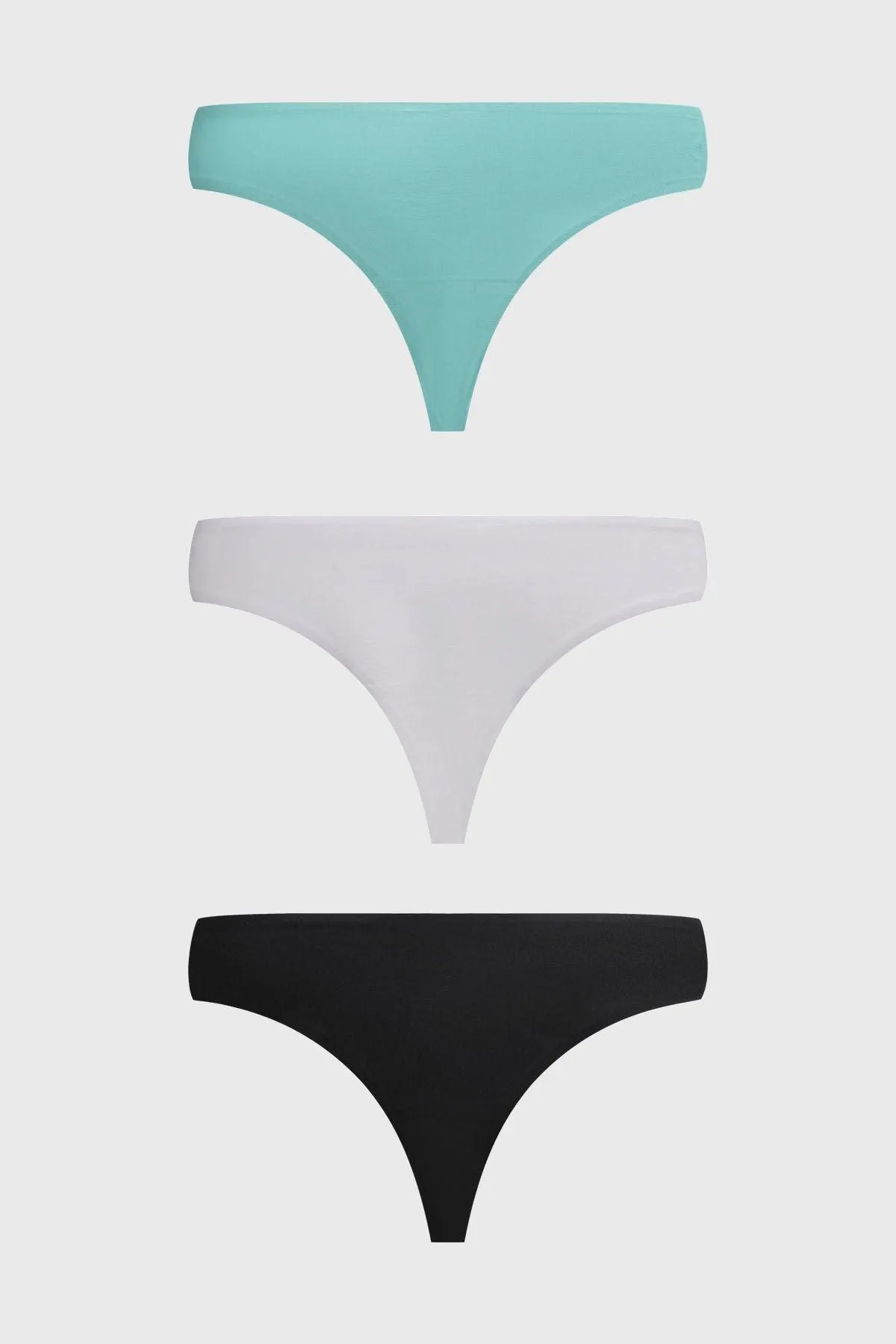 Calzón Mujer Colaless Tripack Liso Blanco