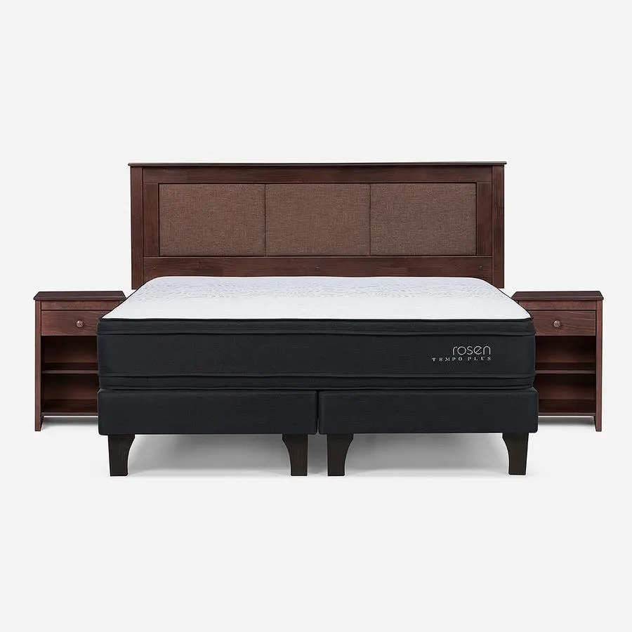 Cama Tempo Plus King + Muebles Rachel