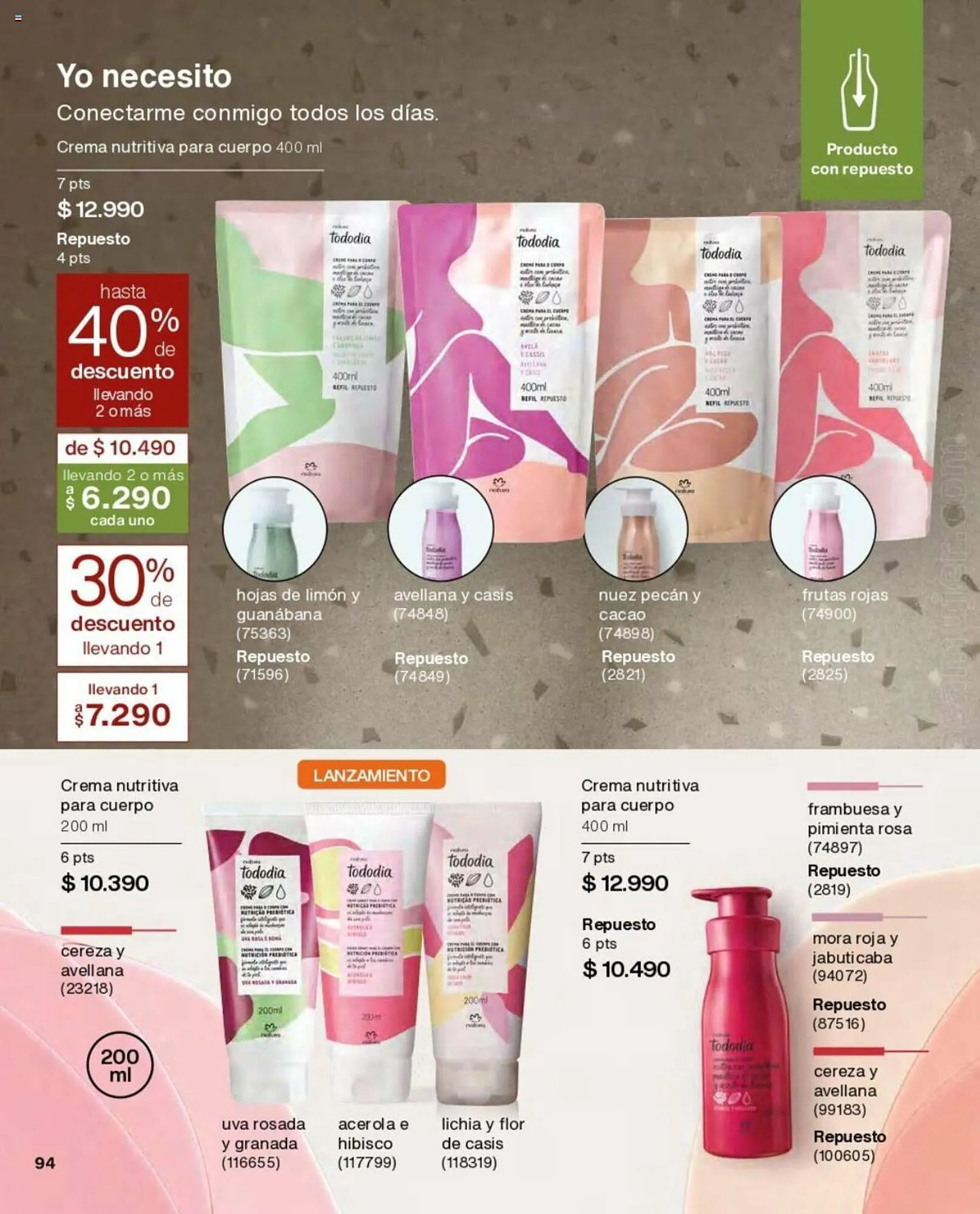 Catálogo de Catálogo Natura 1 de julio al 31 de octubre 2023 - Página 94