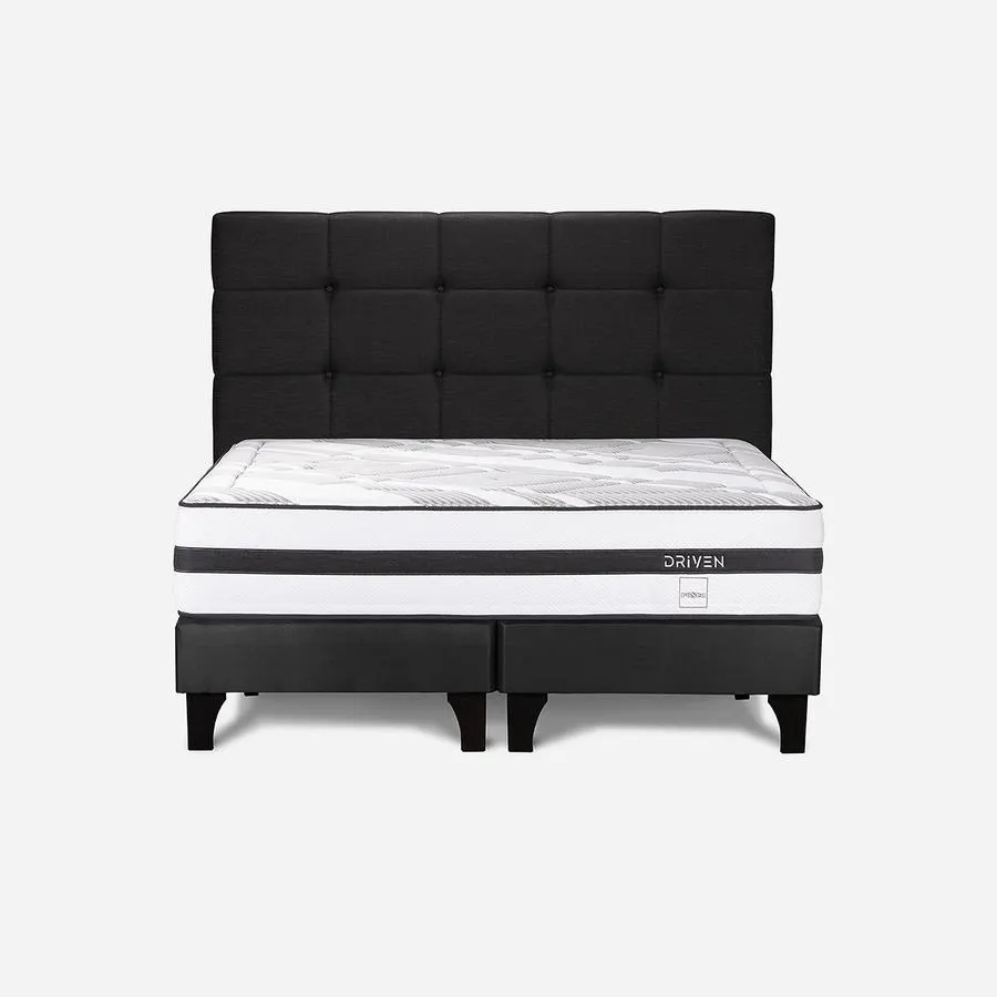 Cama Driven de 2 Plazas + Respaldo Issey
