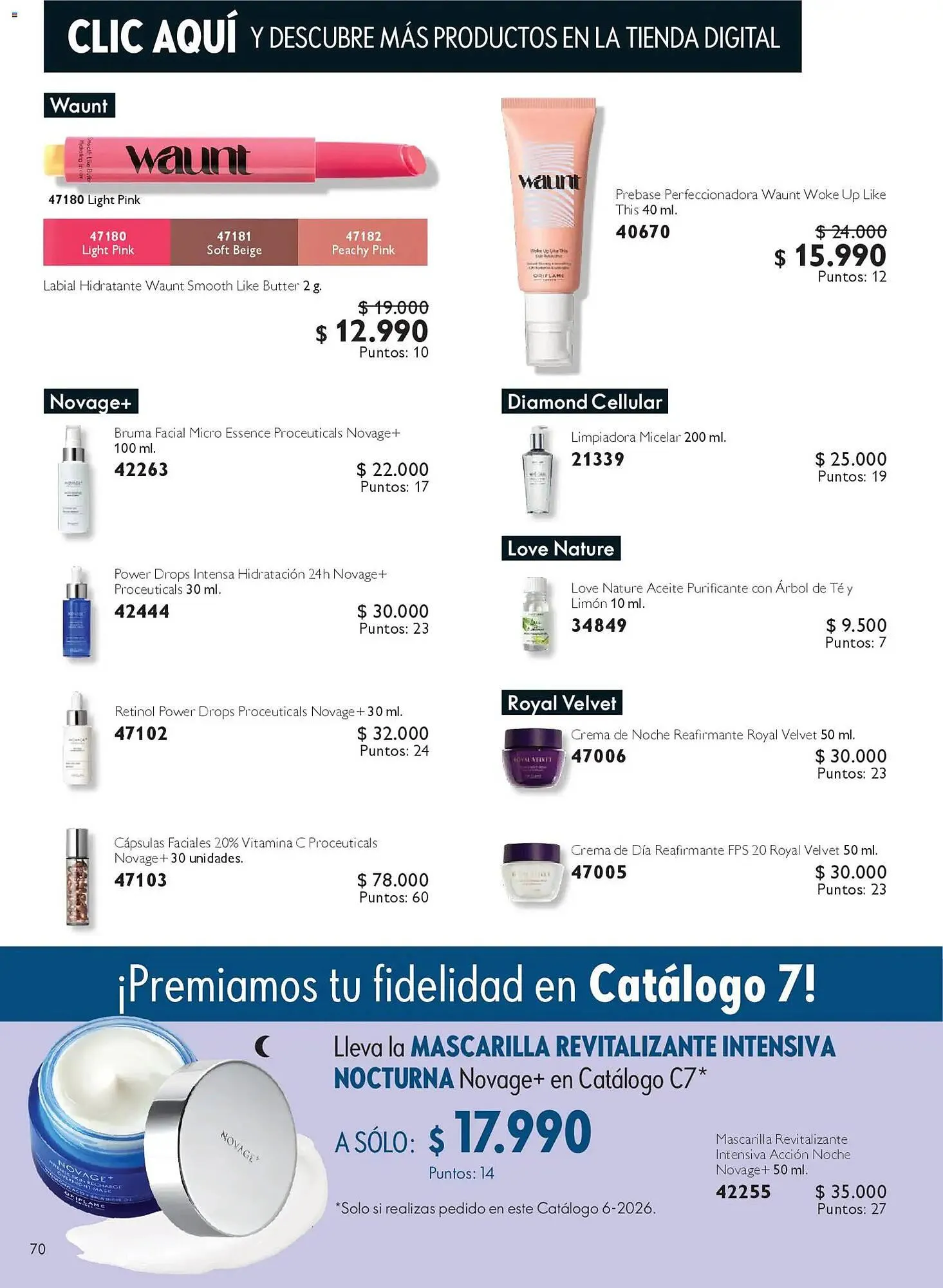 Catálogo de Catálogo Oriflame 18 de abril al 9 de mayo 2026 - Página 70