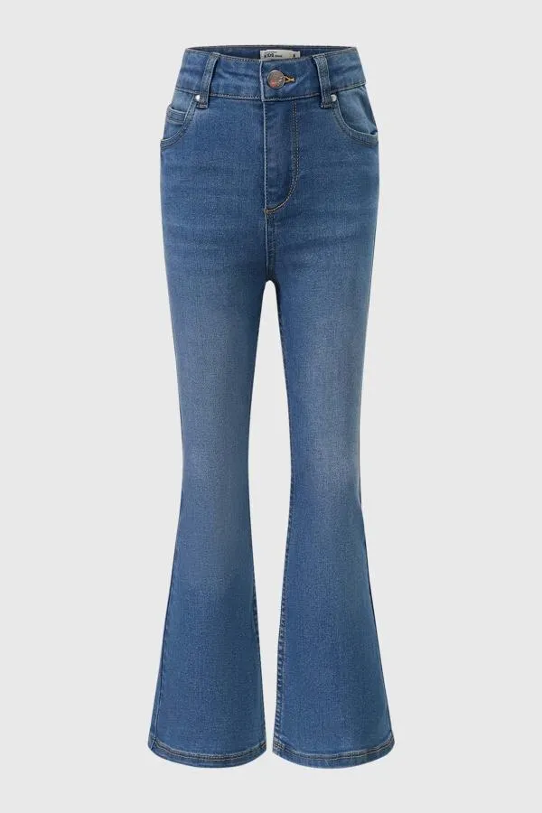 Jeans niÑa flare azul claro