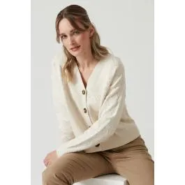 Cardigan crema