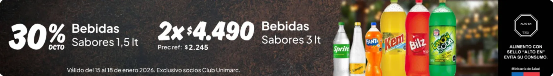 Catálogo de Catálogo Unimarc 15 de enero al 18 de enero 2026 - Página 1
