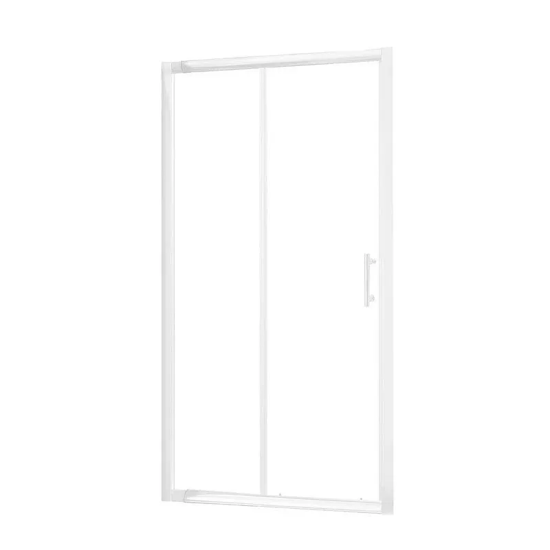Mampara Ducha Ajustable 120 - 140 x 190 cm Blanco