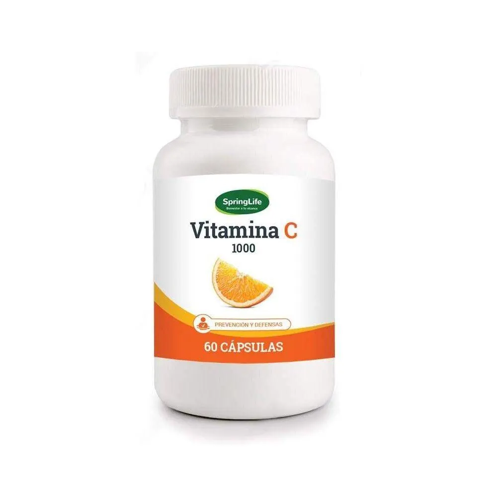Vitamina C Capsulas 1000 mg 60