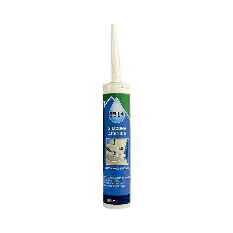 Silicona Aplicaciones sanitarias 300 ML Blanco