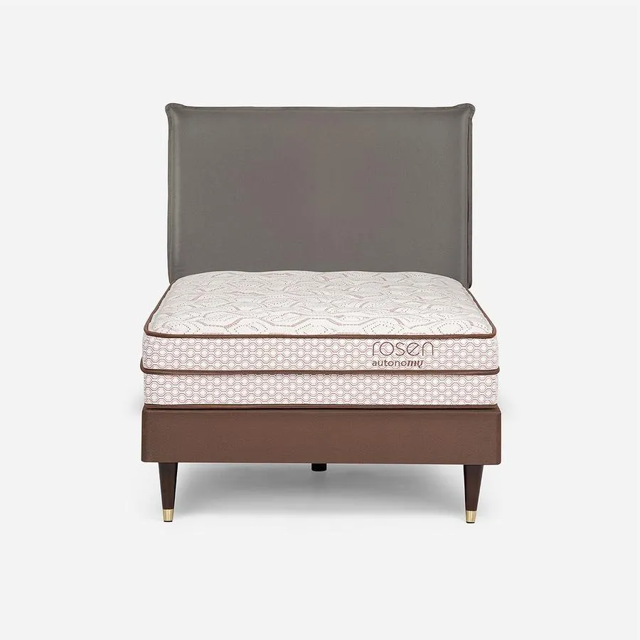 Cama Autonomy Land 1,5 Plazas + Respaldo Maurice