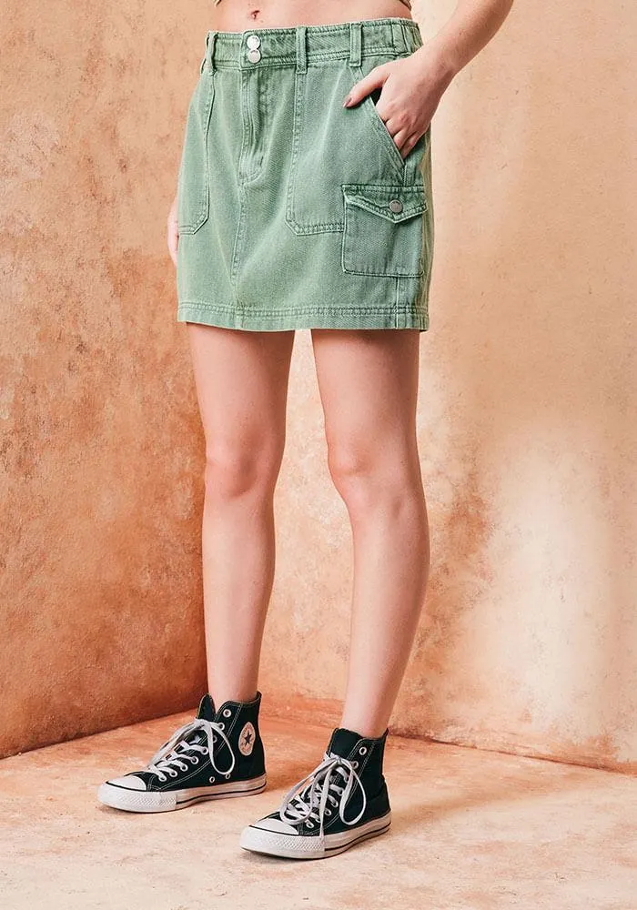 Falda Tipo Cargo Procesada