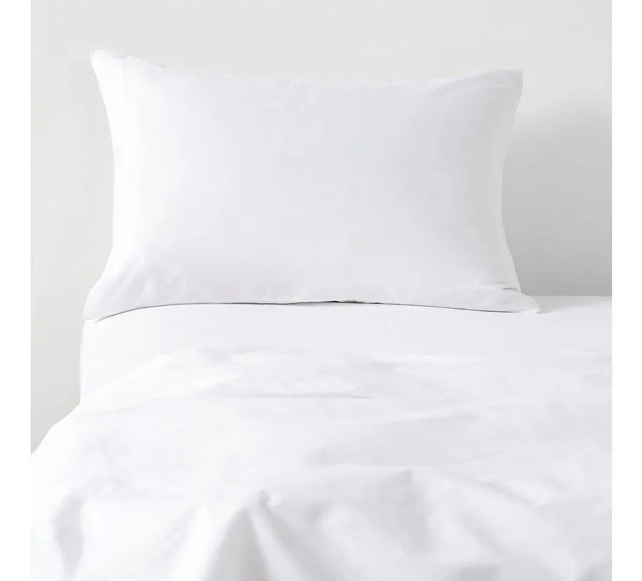 Sábanas 1 Plaza 200 Hilos Blanco