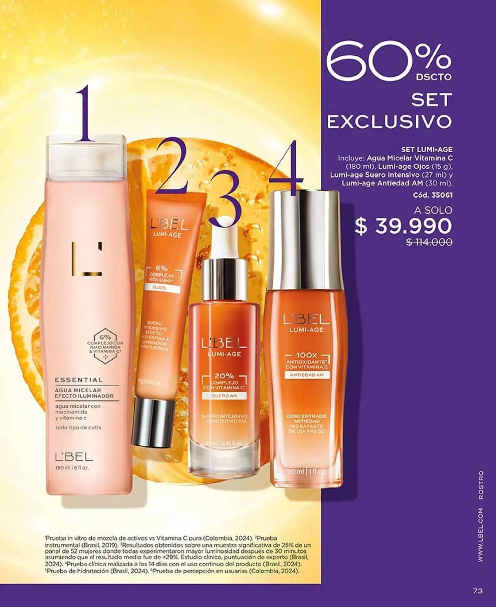 Catálogo de Catálogo L'Bel 6 de octubre al 31 de octubre 2025 - Página 73