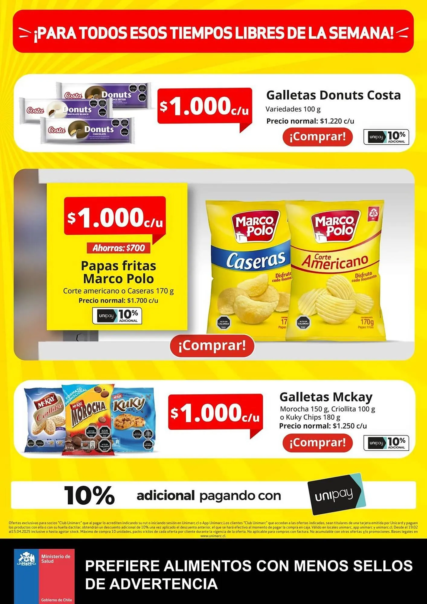 Catálogo de Catálogo Unimarc 6 de marzo al 15 de abril 2025 - Página 7