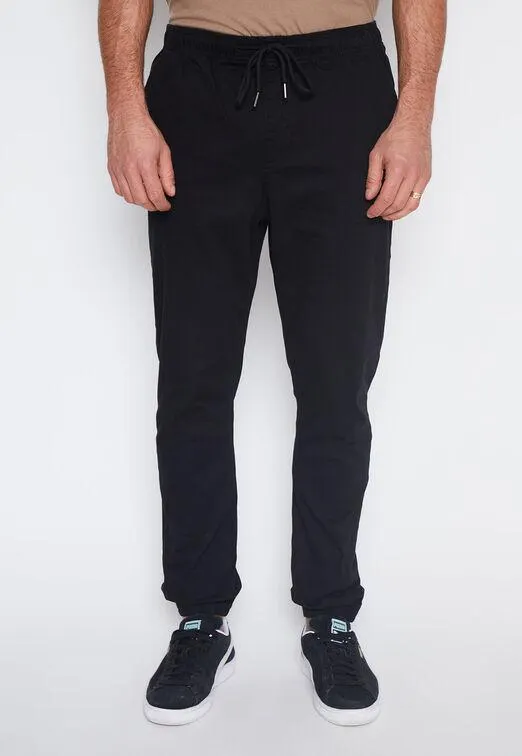 Pantalon Hombre Negro Jogger Family Shop