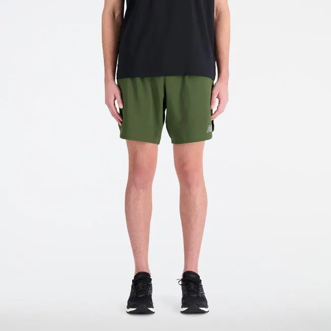 Short Running Hombre New Balance Impact Run 7" Verde