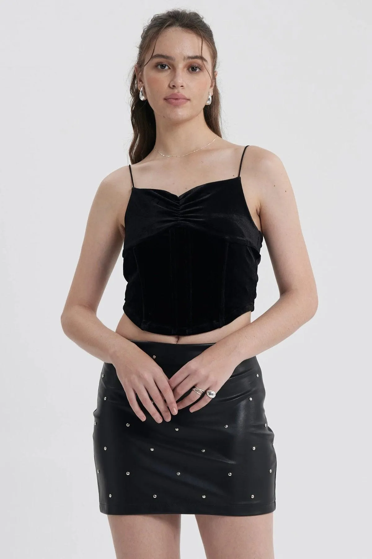 Peto Mujer Velvet Negro