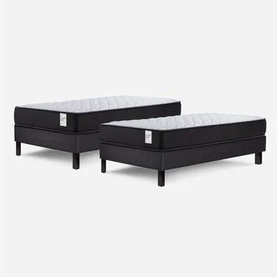 Cama Europea Duplex Wave 1,5 Plazas 105 x 190 cm