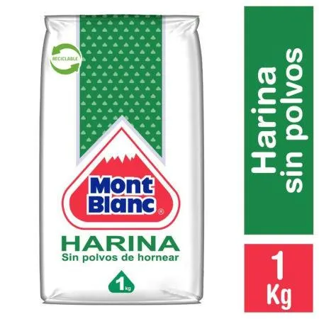 Mont Blanc - Harina Sin Polvos De Hornear, 1 Kg