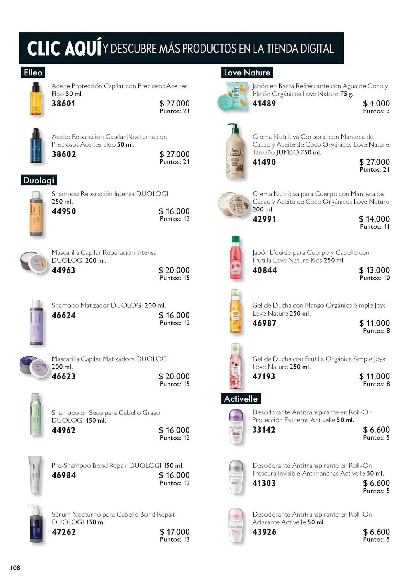 Catálogo de Catálogo Oriflame 24 de enero al 13 de febrero 2026 - Página 108