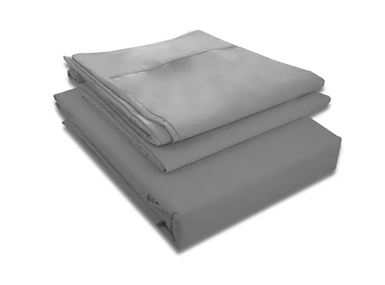 SABANAS 177 HILOS GRIS 2 PLAZAS